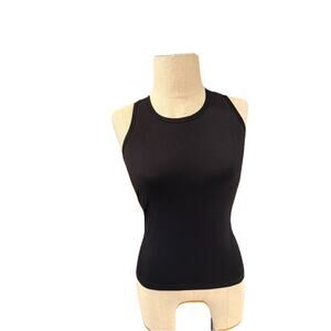 DSG Women’s Seamless Compression Tank Top Black Size Small (6-8) Workout